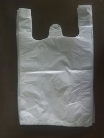 300+160*525mmの15mic白く印刷されていないプラスチックTシャツ袋- 1000/CaseのHDPE材料
