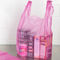 紫色色のプラスチック食料雑貨入れの袋のHDPE材料の生物分解性のポリ袋