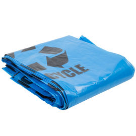 グラビア印刷の印刷のプラスチックごみ袋40&quot; X 46&quot;青い色合いの線形低密度