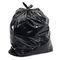 HDPEの物質的で平らな再生利用できるごみ袋浮彫りにされた表面の黒い色
