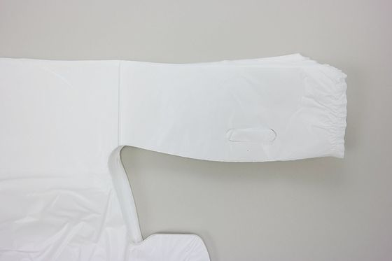 Tシャツの買い物袋13 mic。1000/case、印刷、HDPE材料を用いるWHITE色