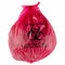 バイオハザードの再生利用できるごみ袋高密度135L 33&quot; X 40&quot;赤い色