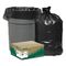 HDPEの物質的な再生利用できる台所ごみ袋は、黒いごみ箱密封される星を袋に入れます