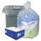 ごみ箱の星のシールのごみ袋、白い色の使い捨て可能な屑袋